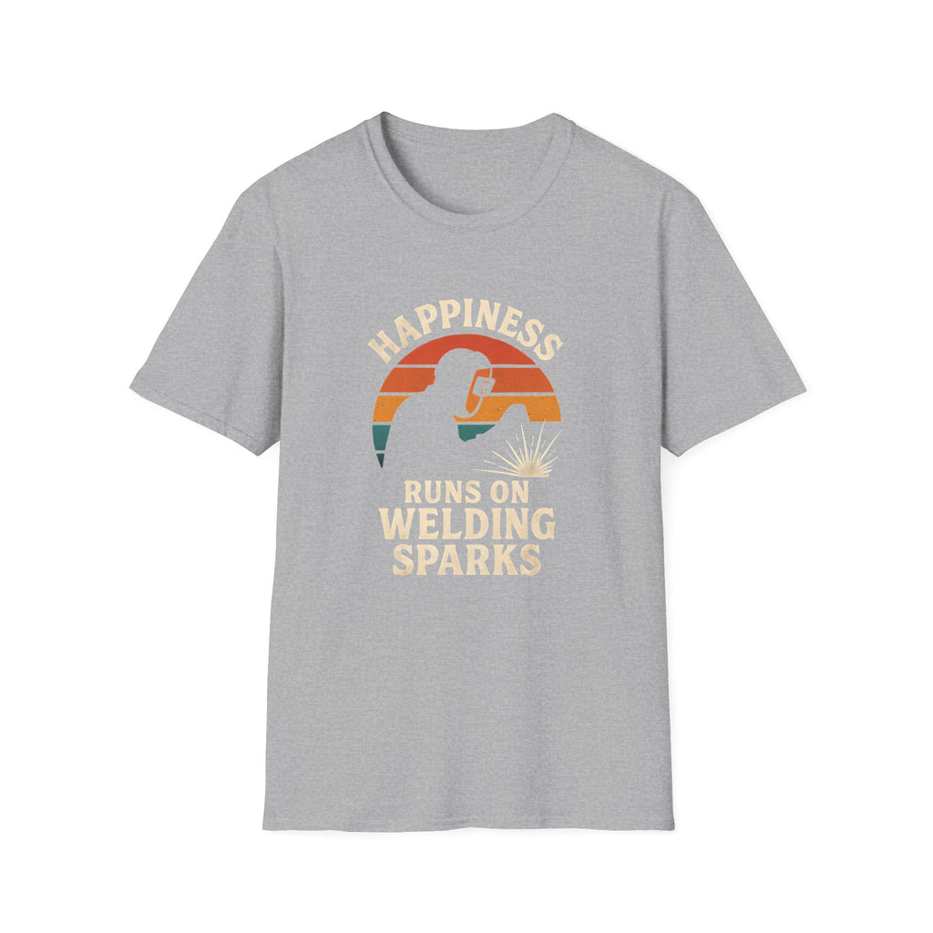 Happiness Runs on Welding T-Shirt