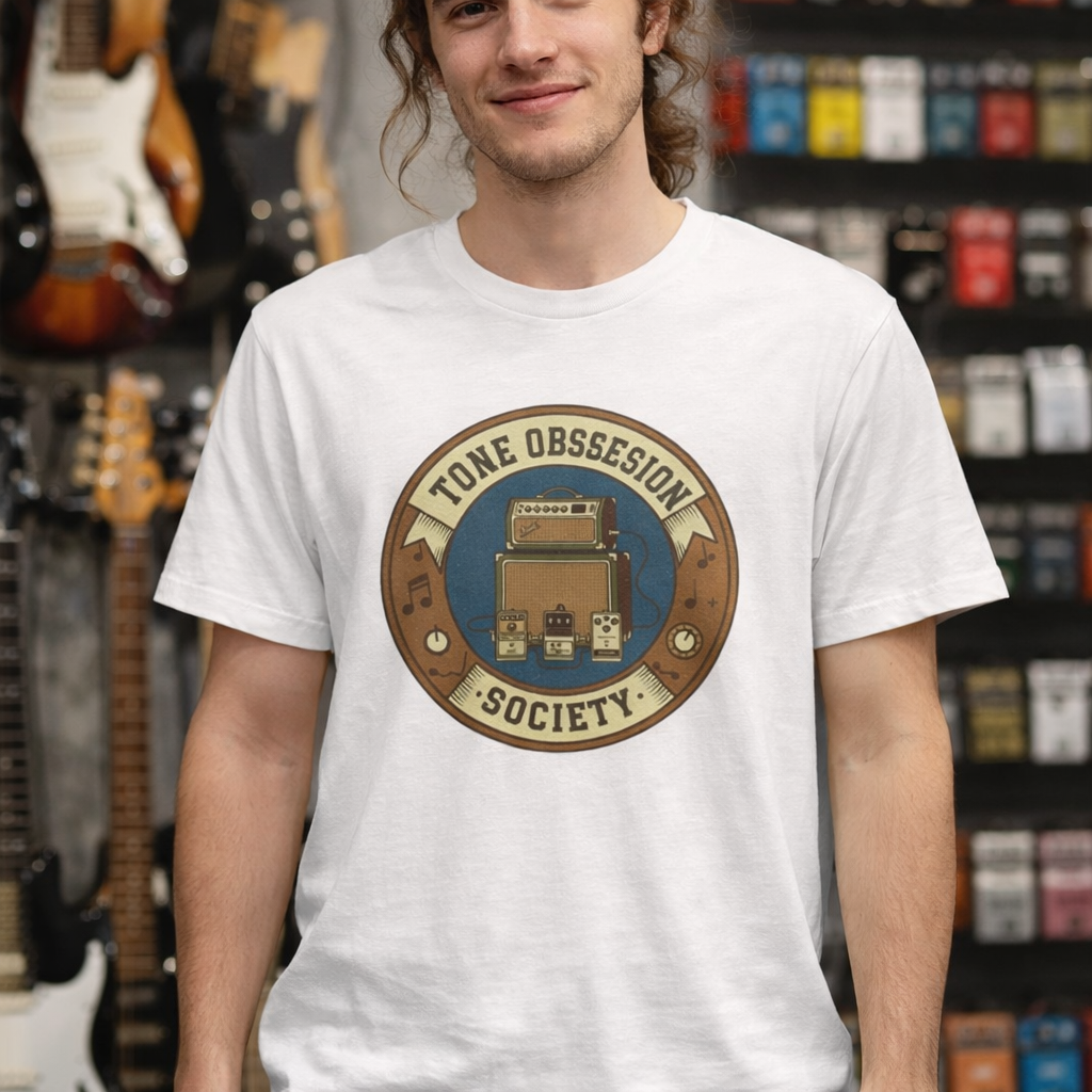 Guitarist Obsession with the Perfect Tone T-Shirt | Musician Tee